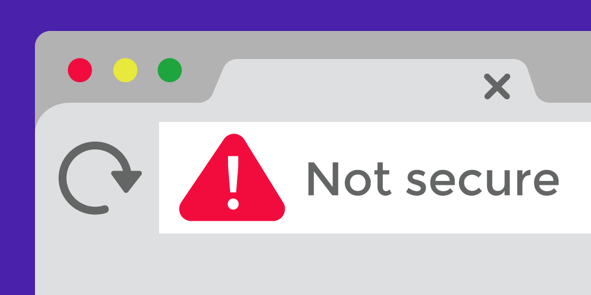 Warning Website Not Secure