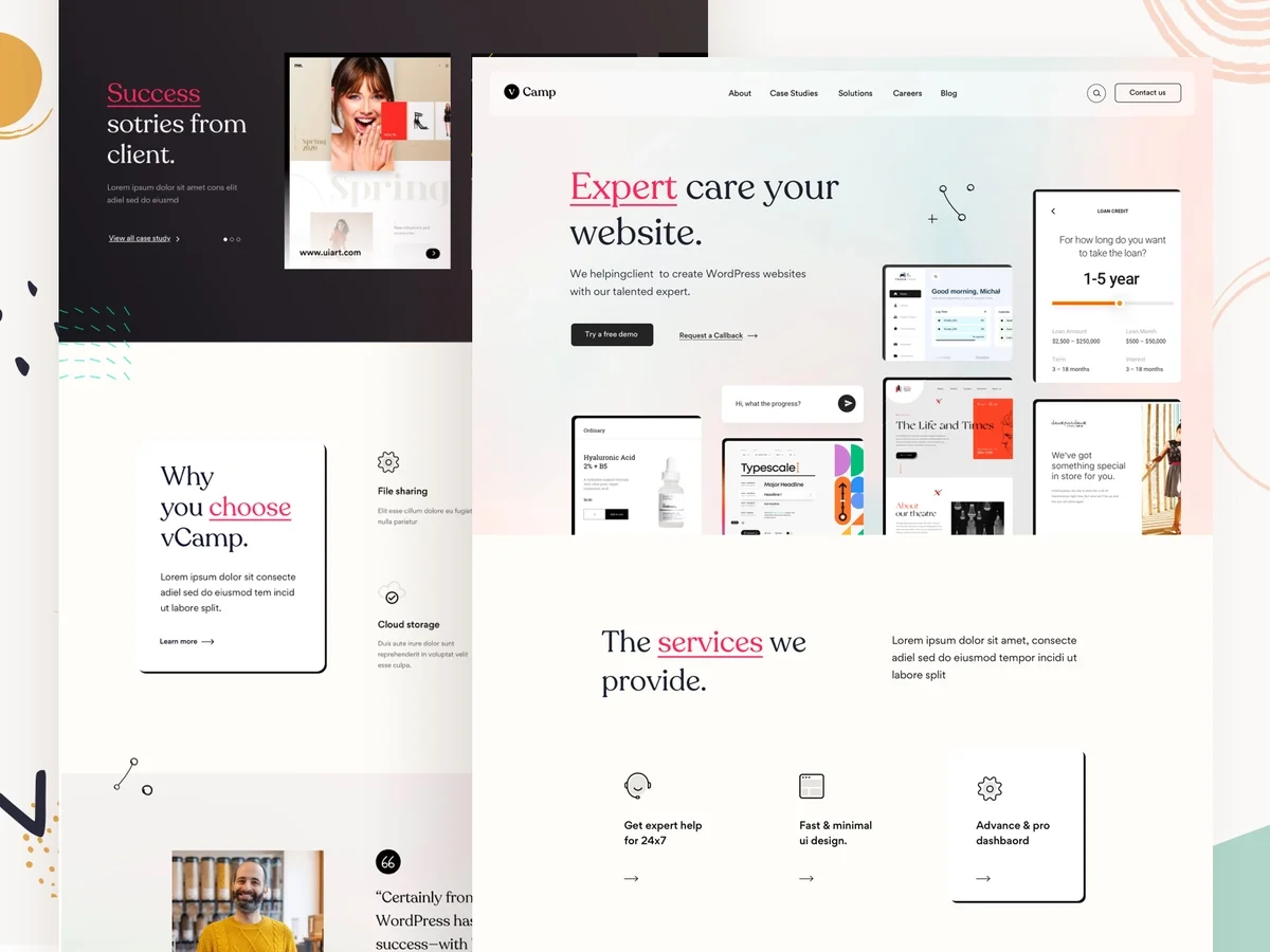 Website Perusahaan Website Custom