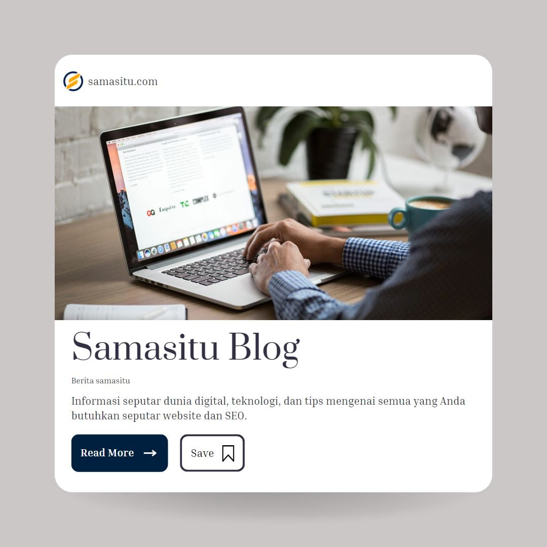 Samasitu Blog