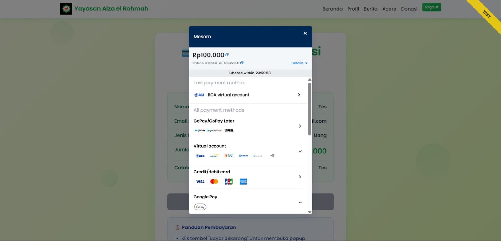 Integrasi Payment Gateway di Website Toko Online